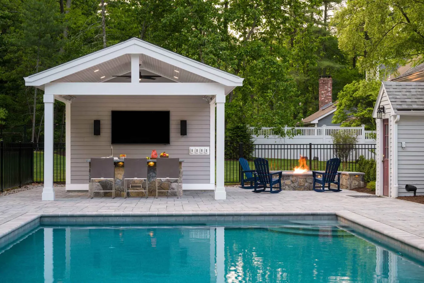 Luxury Poolside Pavilion