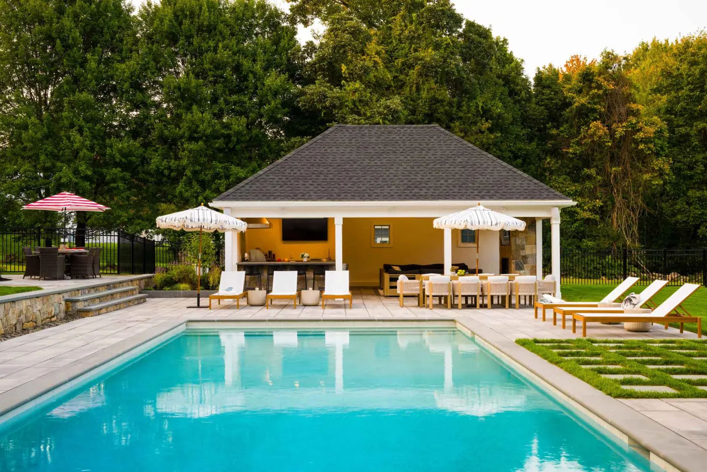 The Pleasant Retreat gunite pool